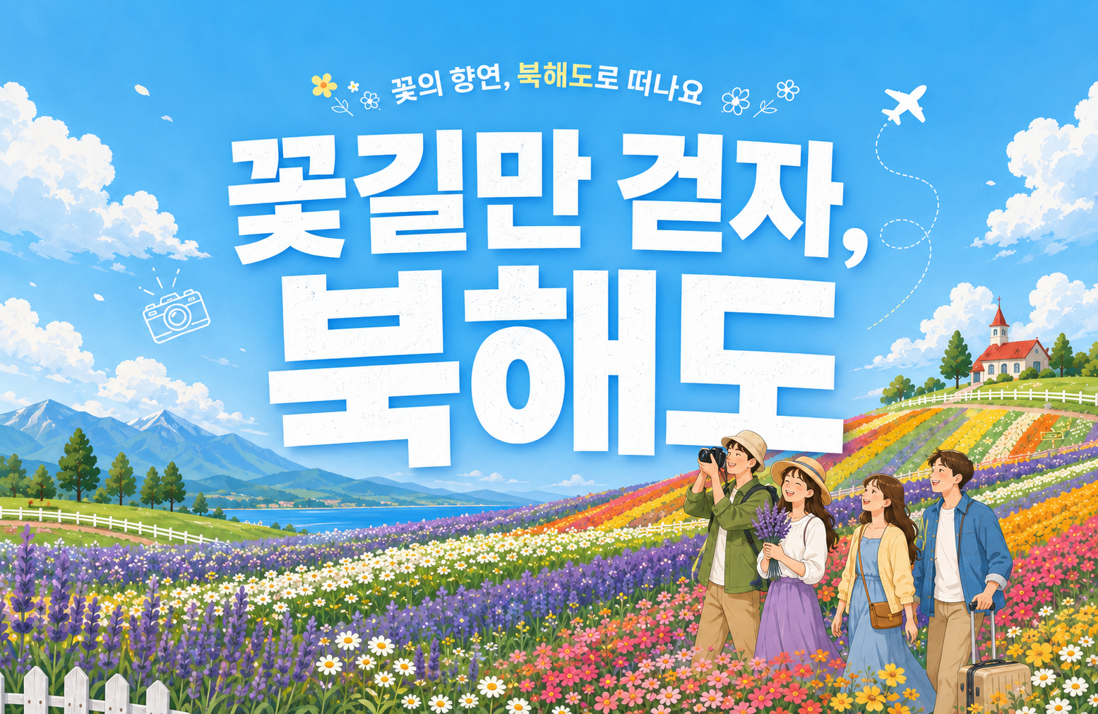 [3박 4일] 꽃길만 걷자,북해도