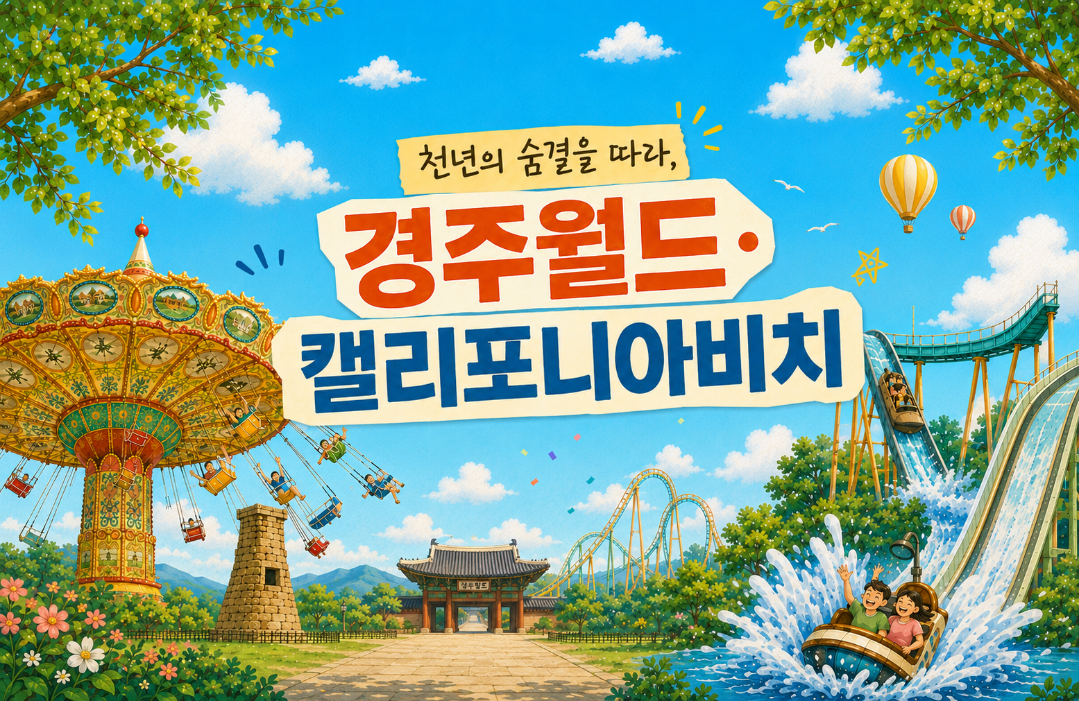 [1박2일] 경주월드 · 캘리포니아비치