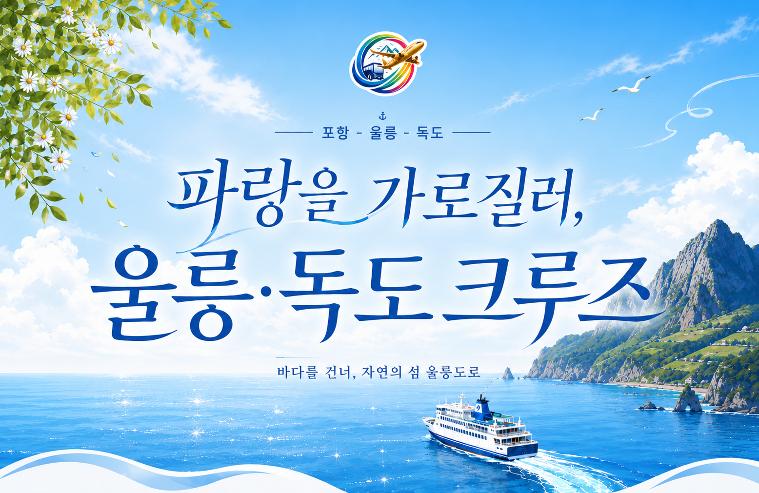 [2박 3일] 파랑을 가로질러, 독도·울릉 크루즈