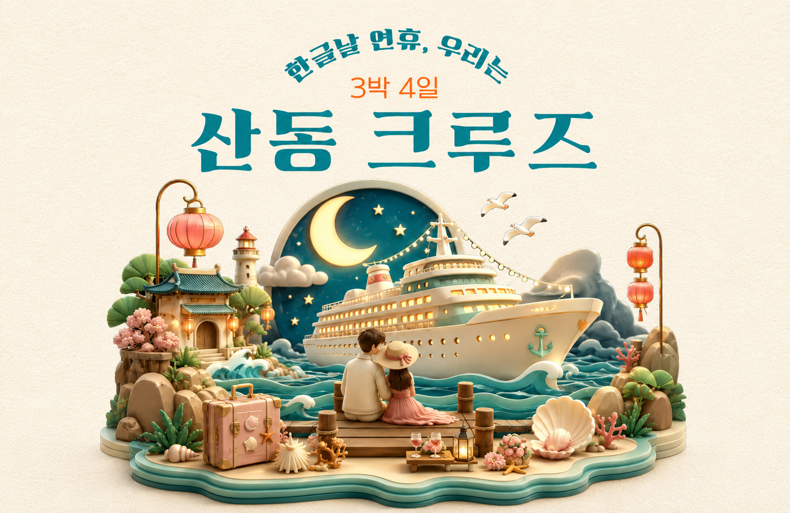 [3박 4일] 한글날 연휴, 우리는 산동크루즈